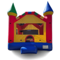 Multi color bounce house with/ without banners